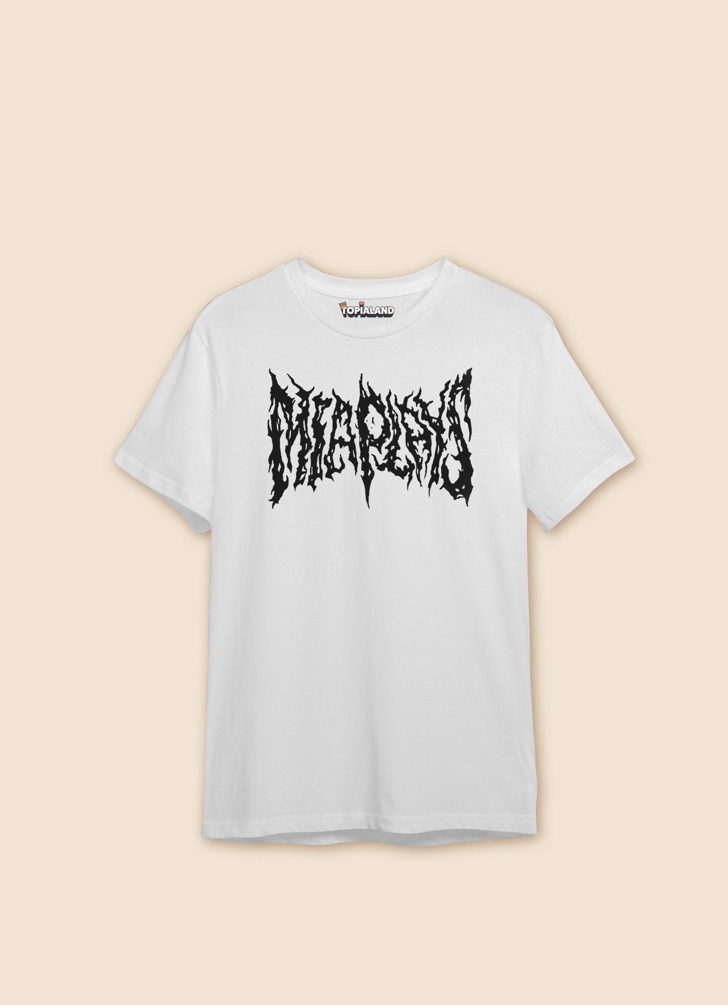 Black Metal Miaplays T-Shirt – Topialand